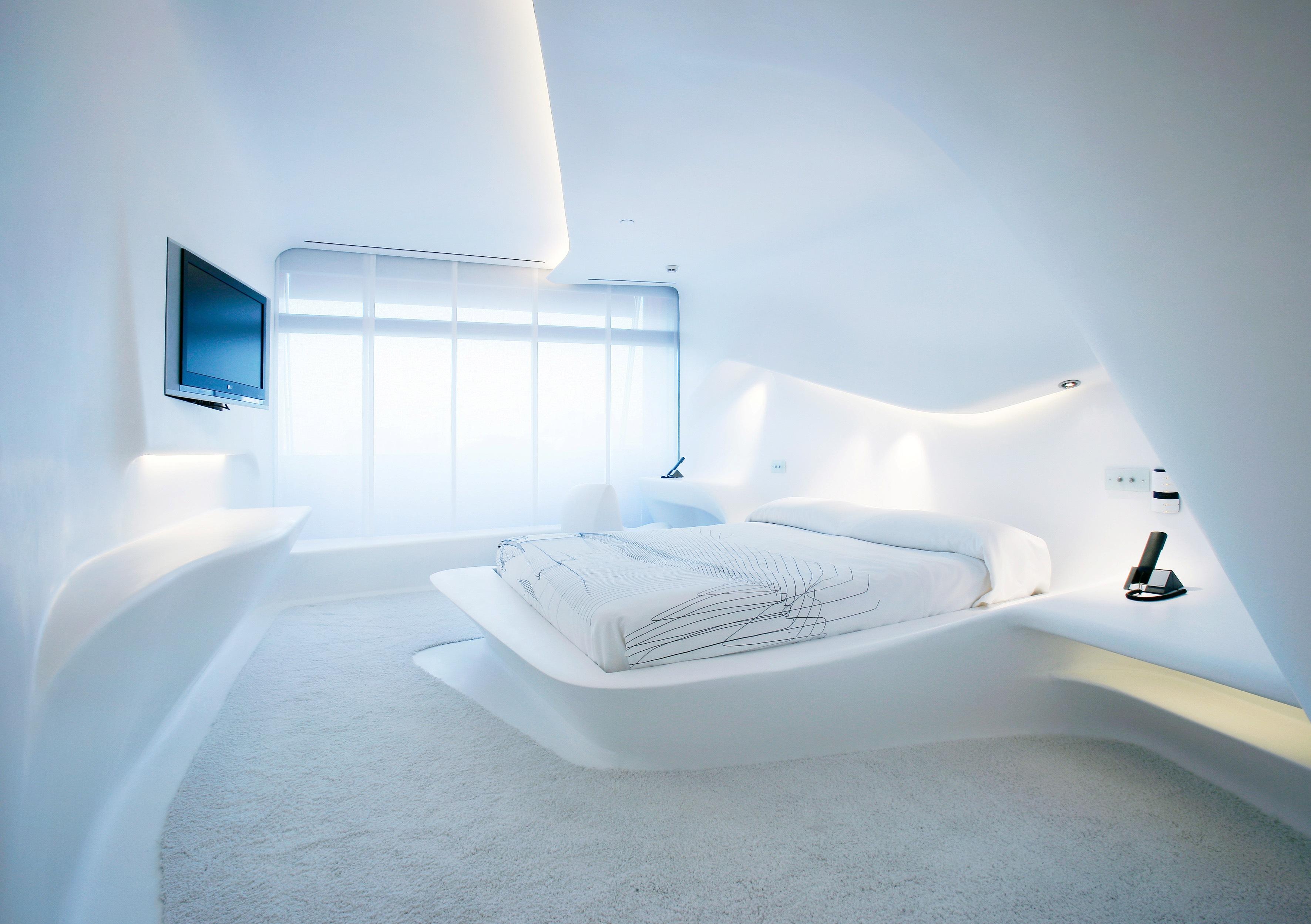 Hotel Puerta America Madrid Esterno foto The interior of a room at the hotel