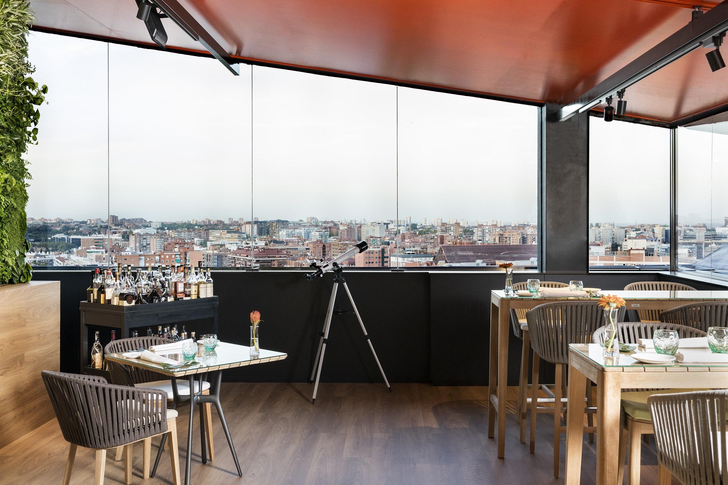 Hotel Puerta America Madrid Esterno foto Rooftop terrace
