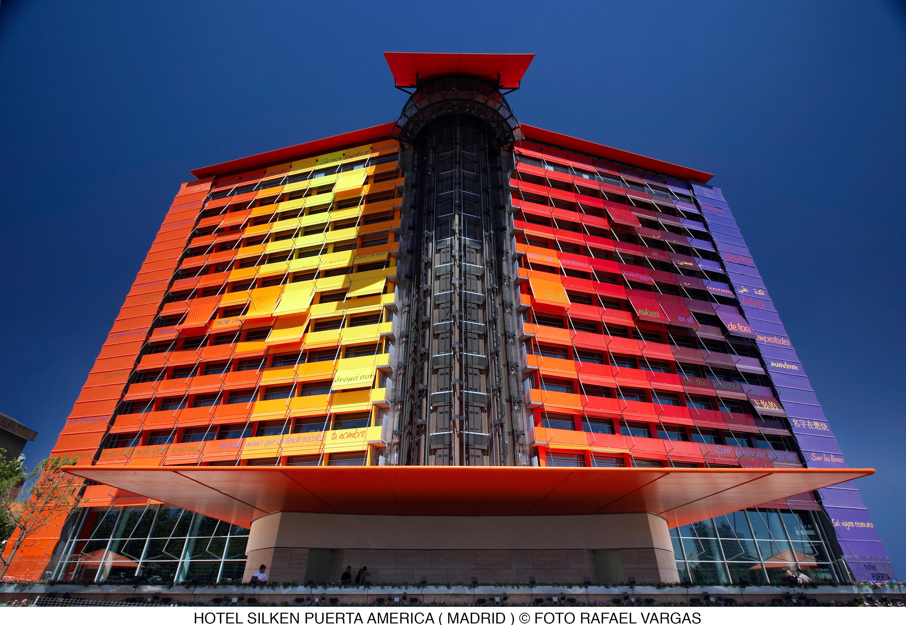 Hotel Puerta America Madrid Esterno foto The hotel in 2010