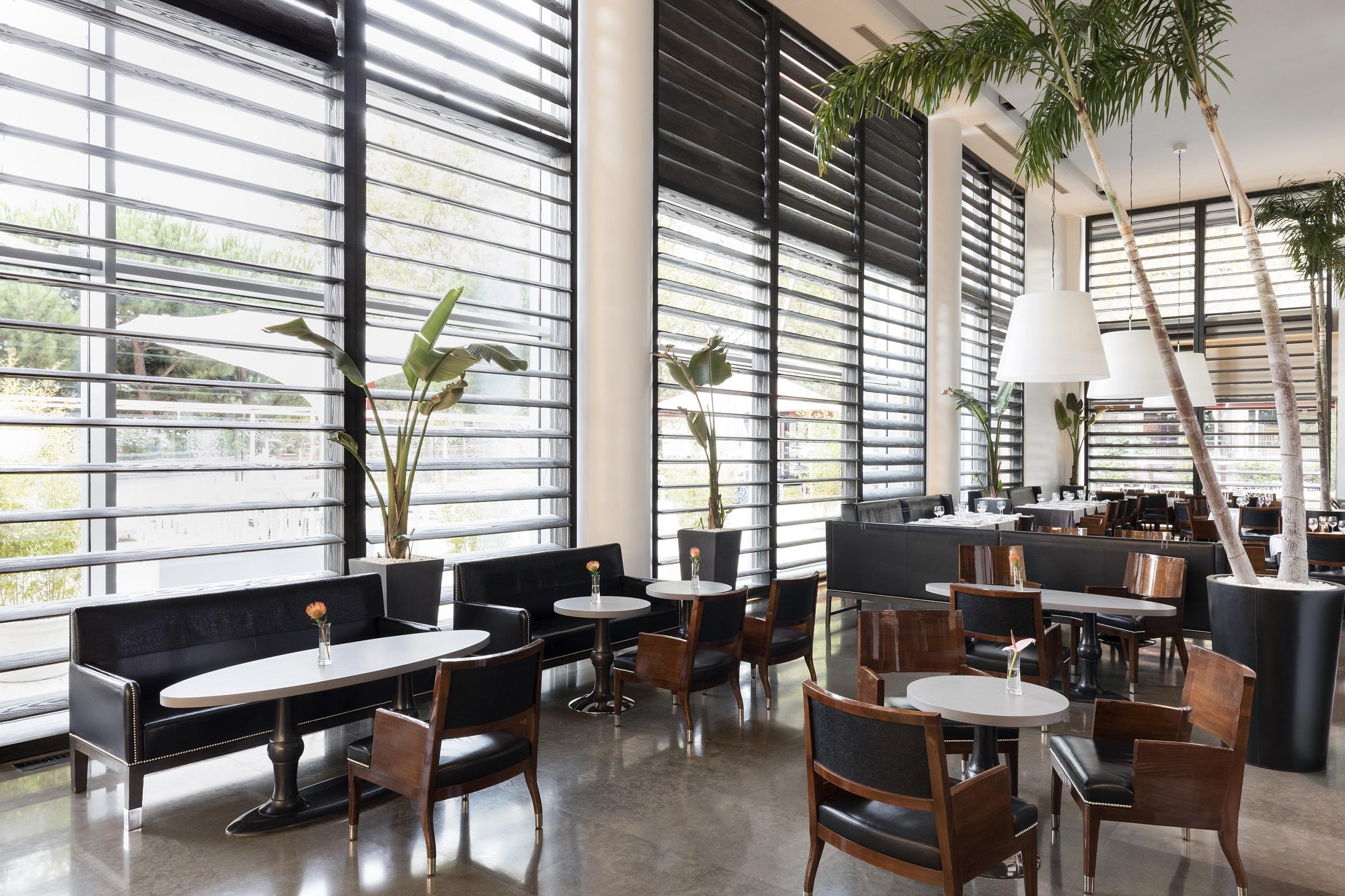 Hotel Puerta America Madrid Esterno foto Interior of the restaurant
