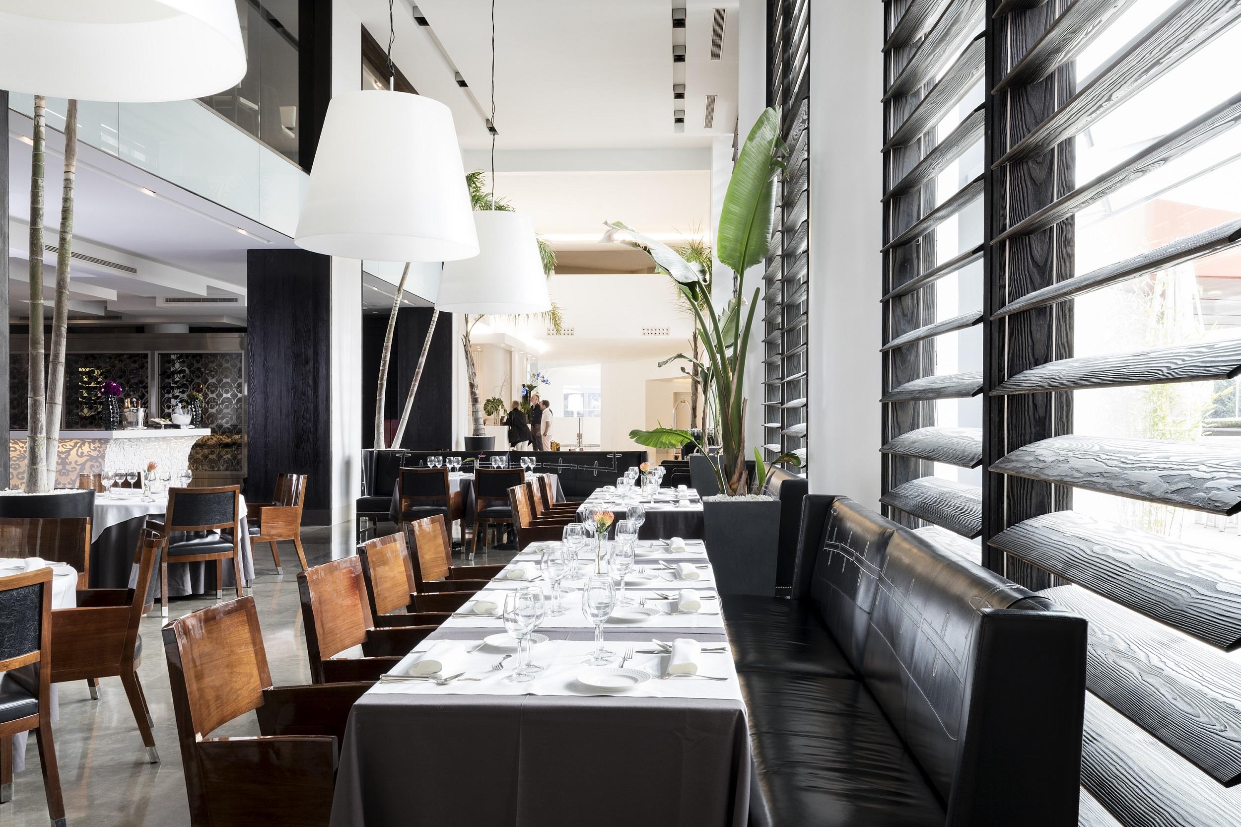 Hotel Puerta America Madrid Esterno foto Interior of the restaurant